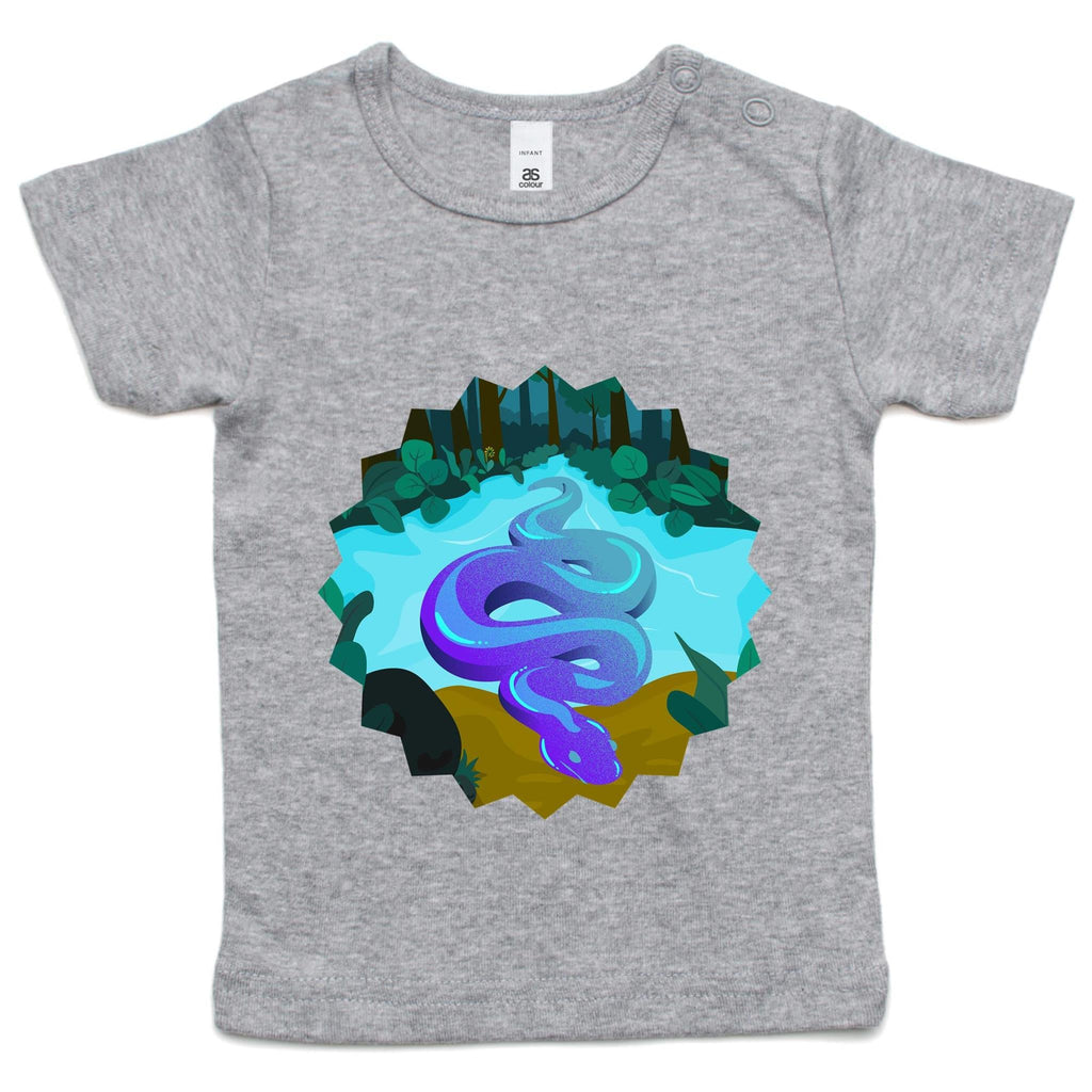 River Snake AS Colour Infant Wee Tee Ogo Merch