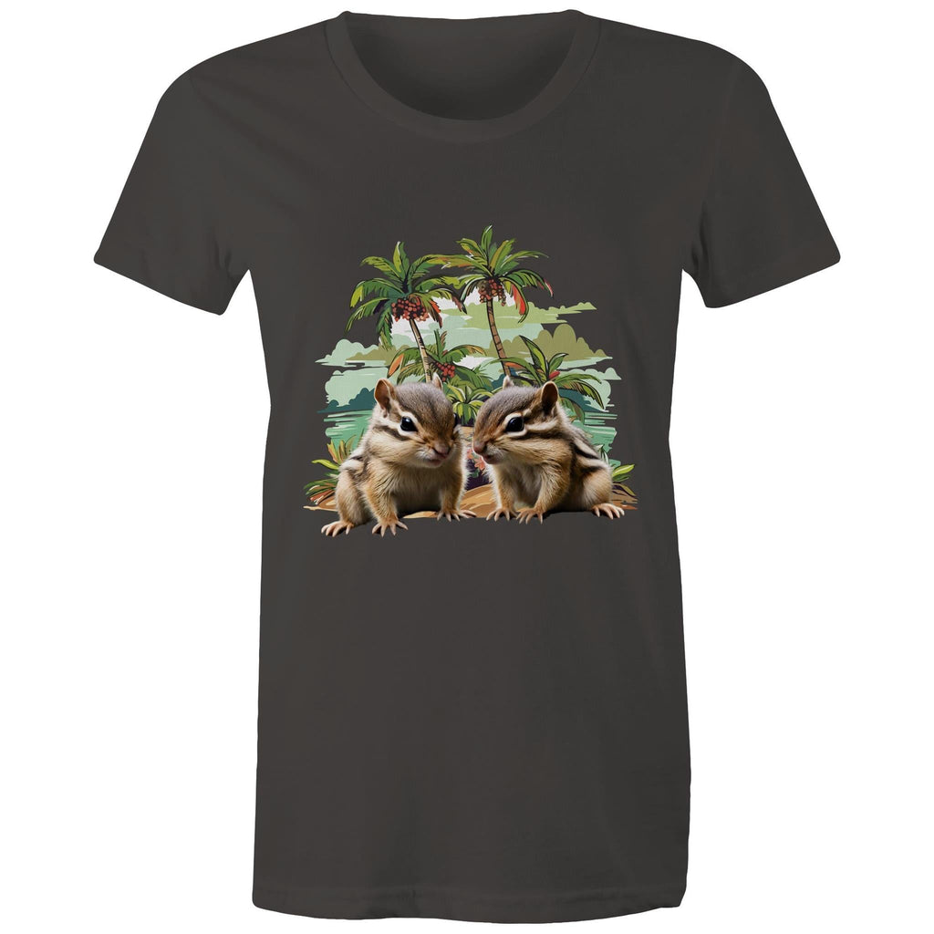 Beach Chipmunks AS Colour - Women's Maple Tee Ogo Merch