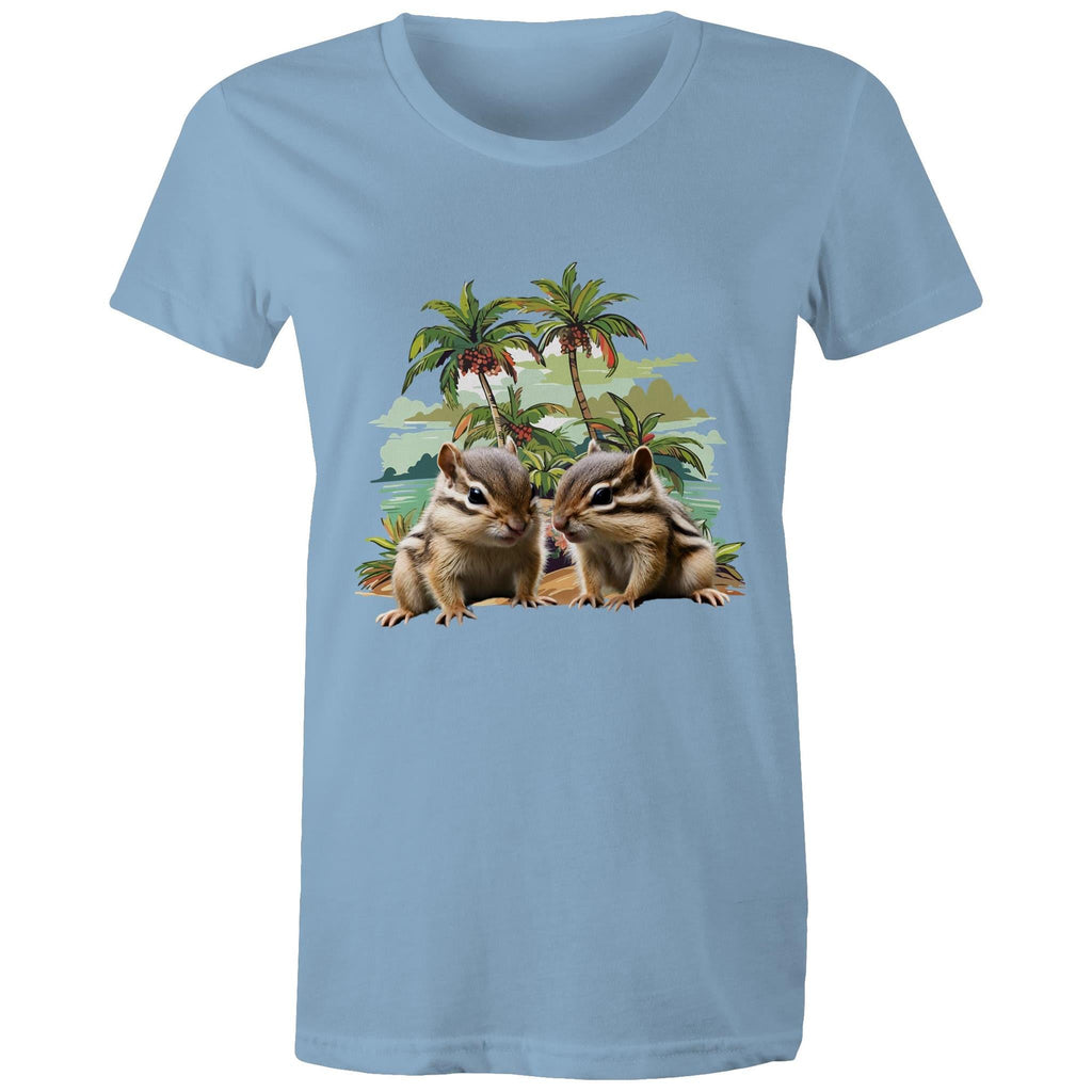 Beach Chipmunks AS Colour - Women's Maple Tee Ogo Merch