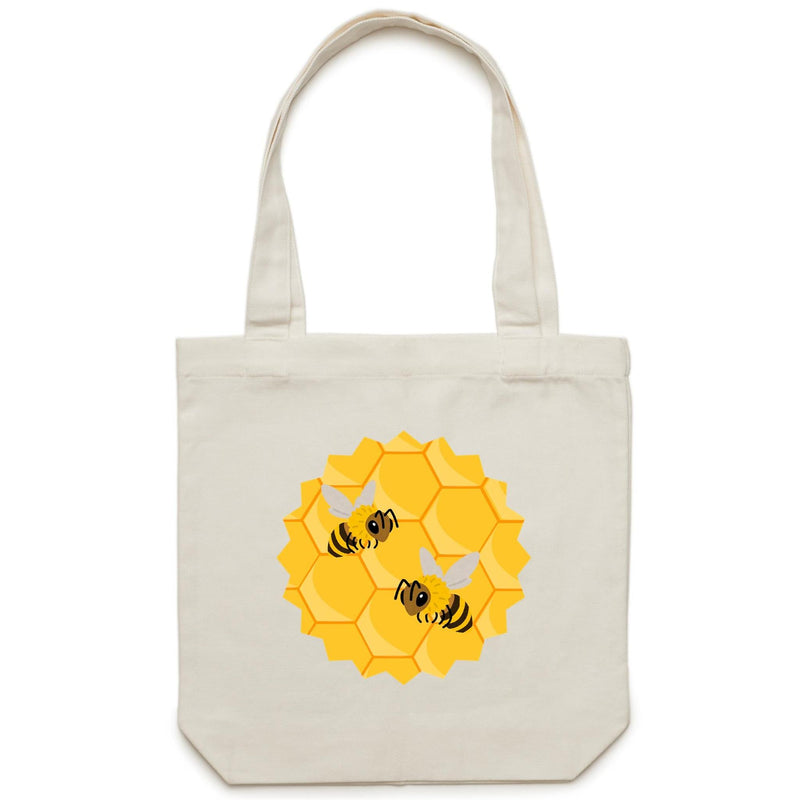 Bees AS Colour - Carrie - Canvas Tote Bag Ogo Merch