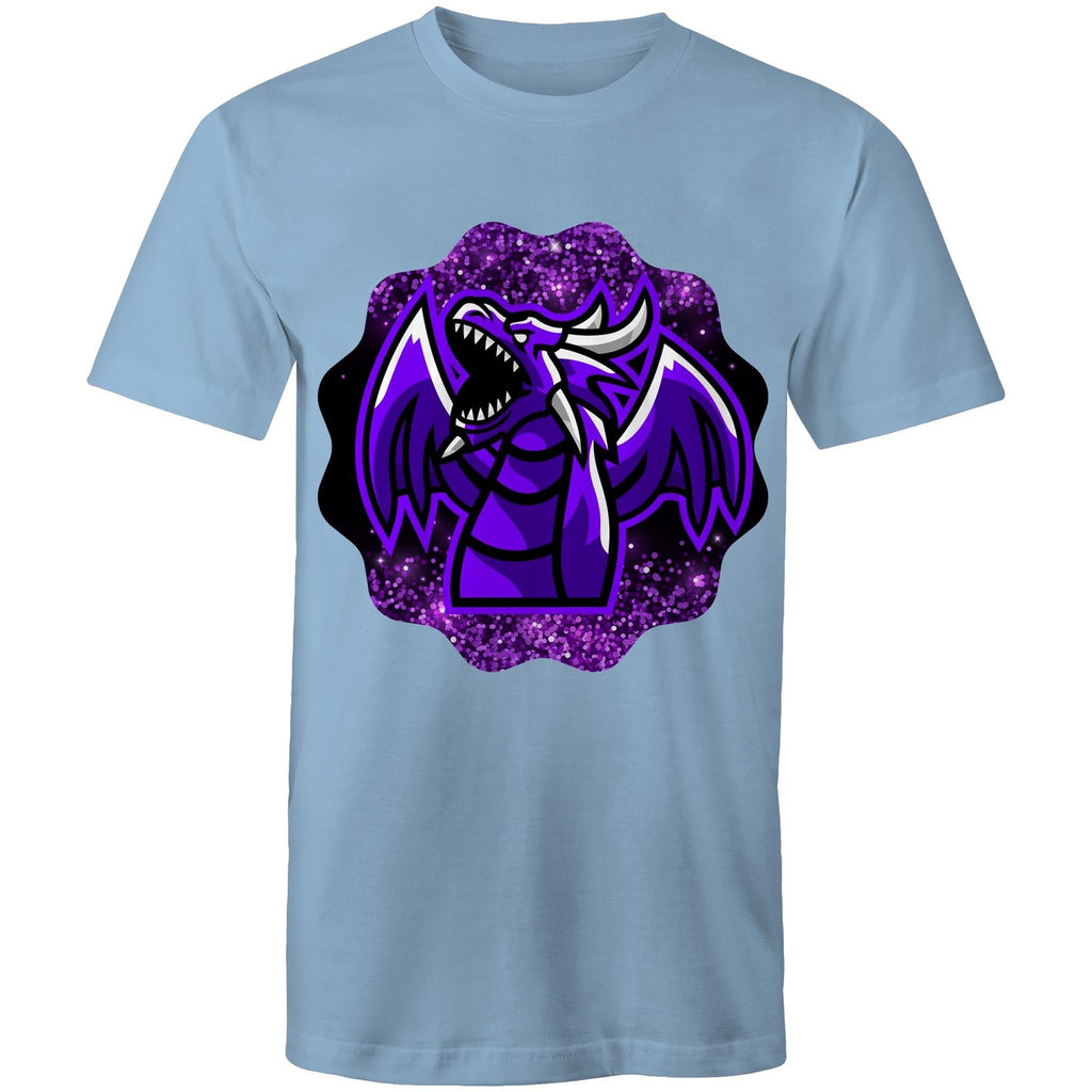 Shining Purple Dragon AS Colour Staple Mens TShirt Ogo Merch