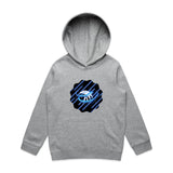 Blue Swirl Eagle AS Colour - Youth Supply Hood Ogo Merch