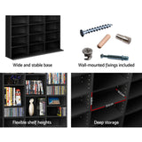 Artiss Bookshelf CD Storage Rack - BERT Black Dropshipzone