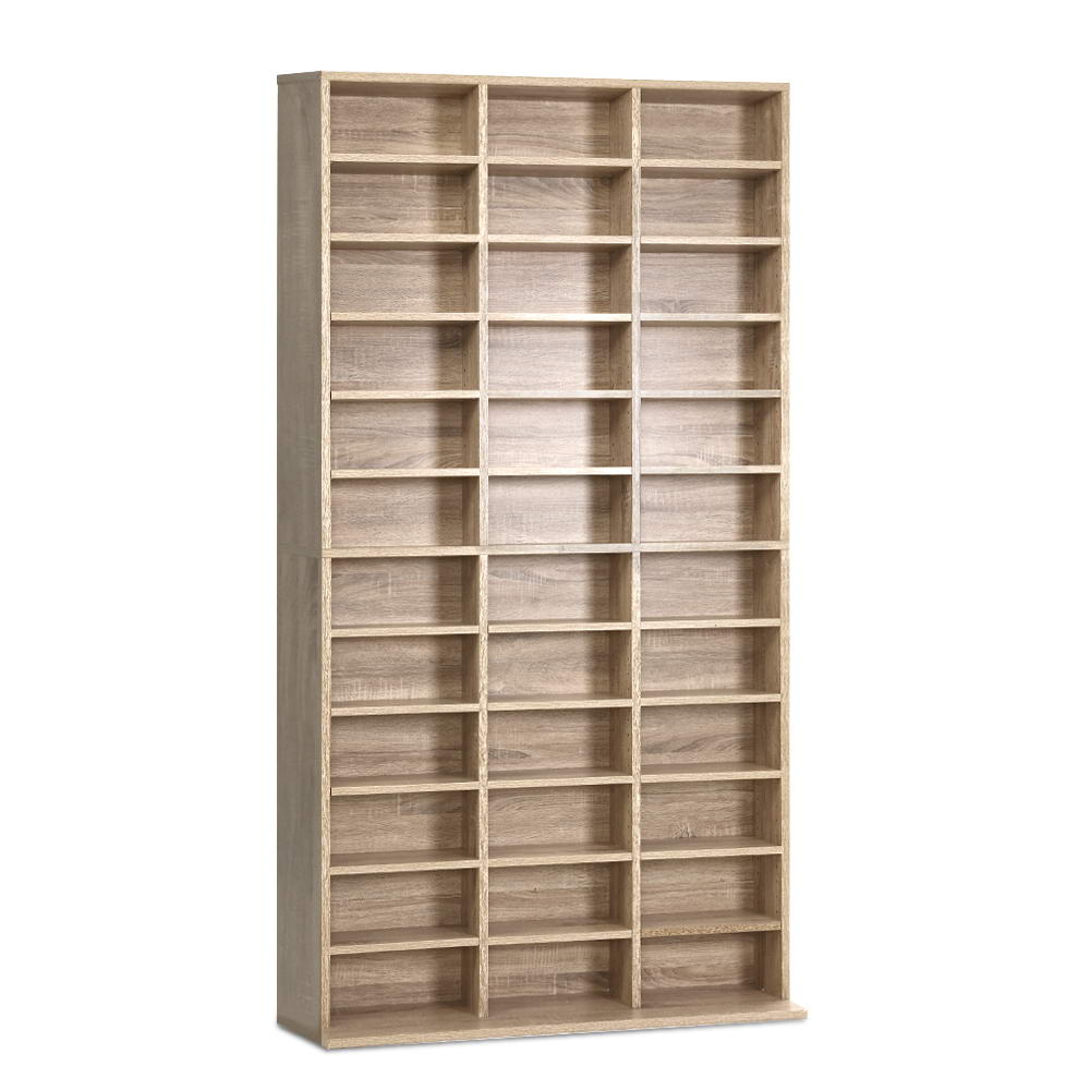 Artiss Bookshelf CD Storage Rack - BERT Oak Dropshipzone