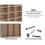 Artiss Bookshelf CD Storage Rack - BERT Oak Dropshipzone