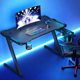 Artiss Gaming Desk Computer Desks LED Light 120CM Dropshipzone
