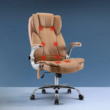 Artiss 8 Point Massage Office Chair PU Leather Brown Dropshipzone