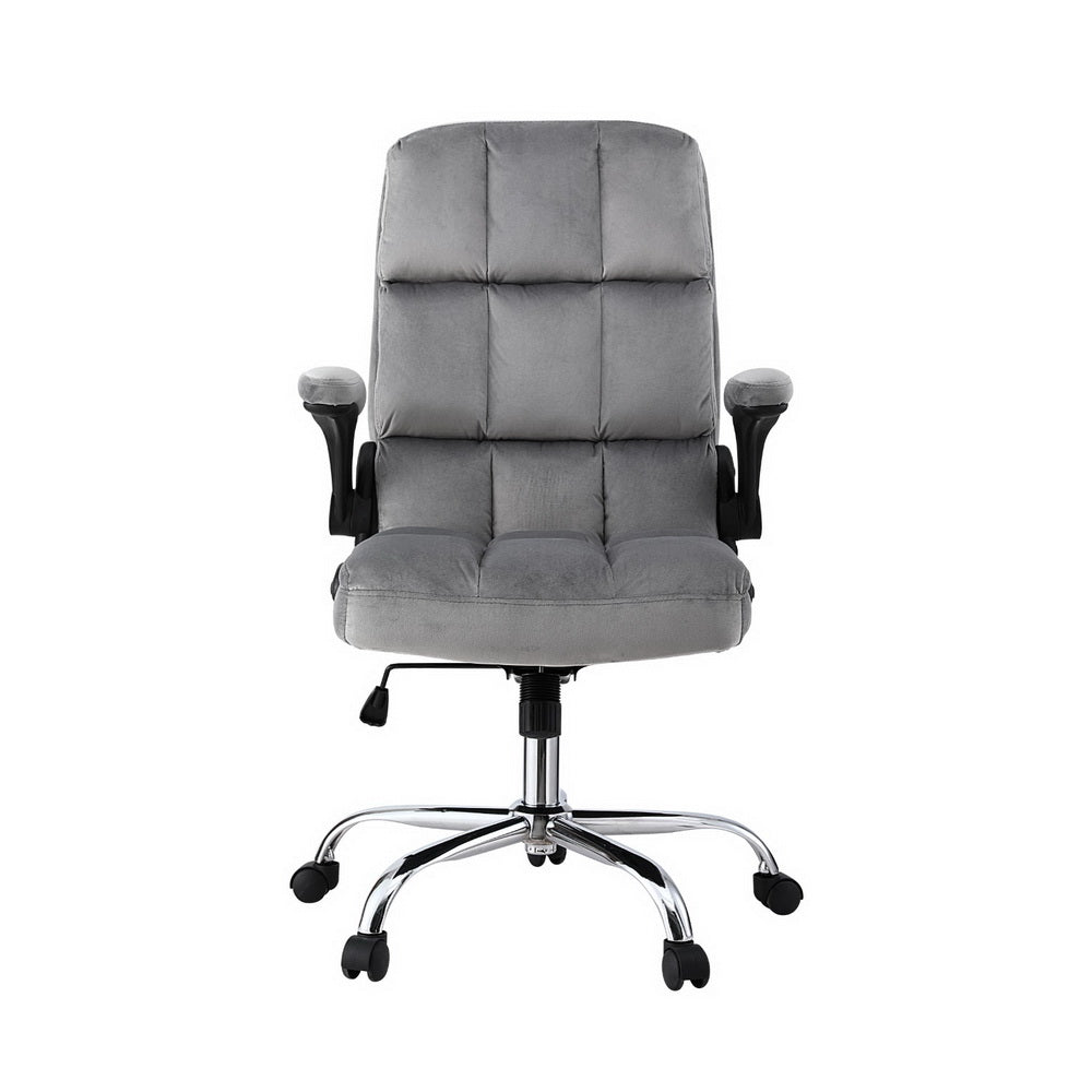 Artiss Office Velvet Seat Racing Gaming Computer Desk Chairs