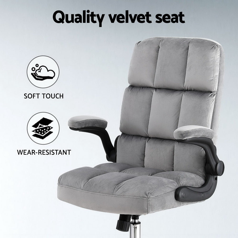 Artiss Office Velvet Seat Racing Gaming Computer Desk Chairs