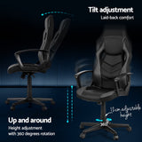 Artiss Gaming Office Chair - Grey Dropshipzone