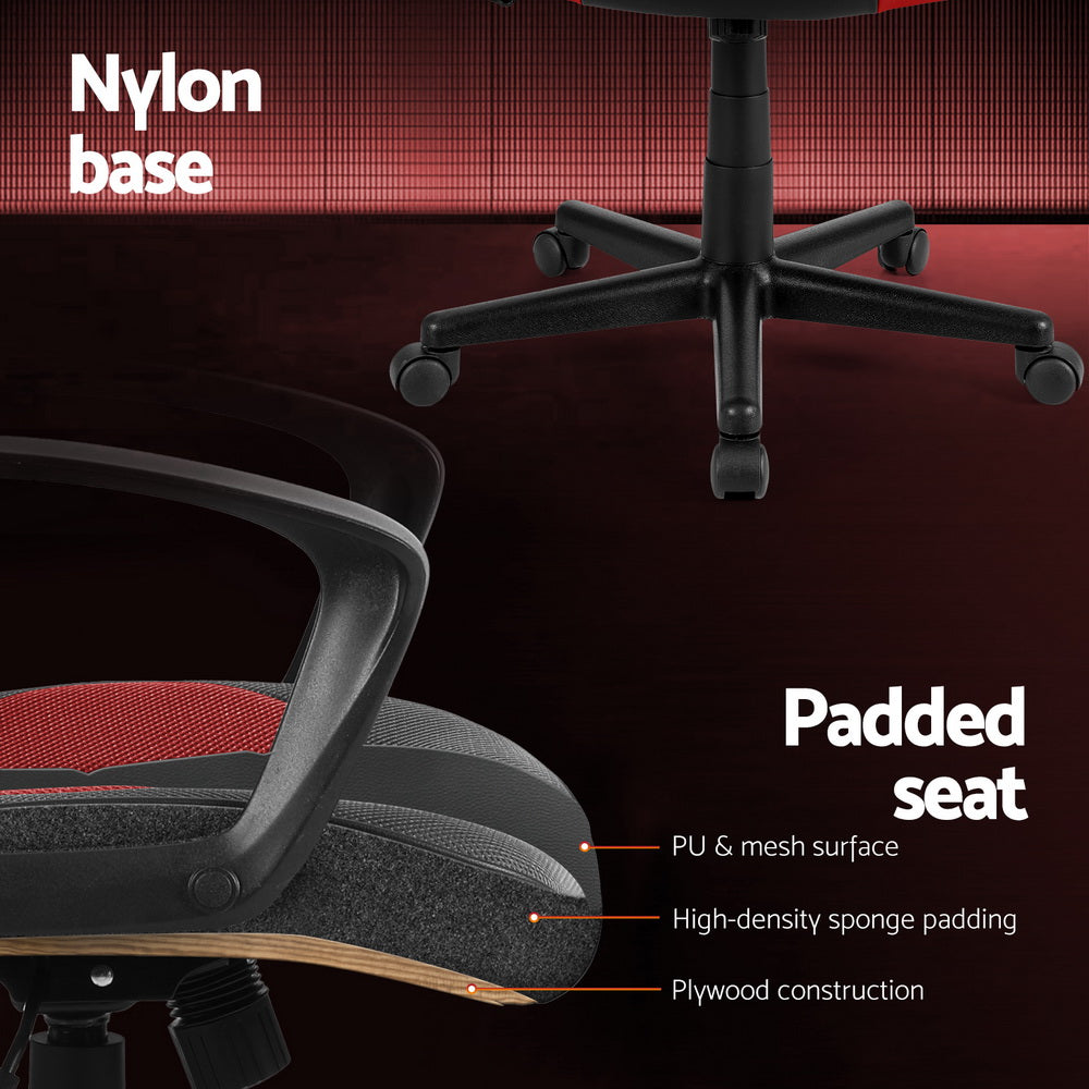 Artiss Gaming Office Chair- Red Dropshipzone