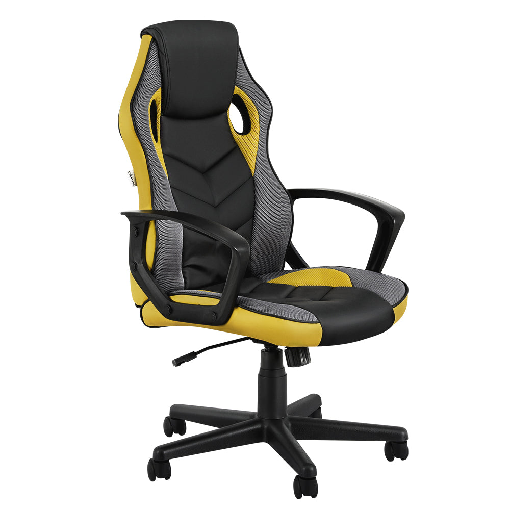 Artiss Gaming Office Chair - Yellow Dropshipzone
