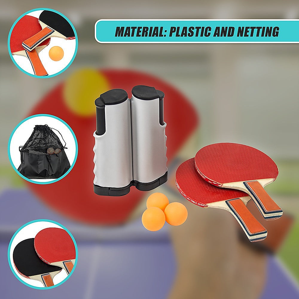 Table Tennis Game Indoor Portable Travel Ping Pong Ball Set Extendable Dropshipzone