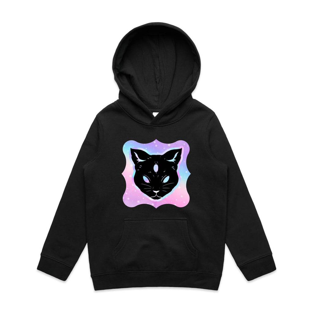 Psychic Cat AS Colour Youth Supply Hood Ogo Merch