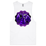 Shining Purple Dragon AS Colour Barnard Mens Tank Top Tee