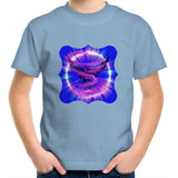 Eagle in Swirl AS Colour Kids Youth T-Shirt Ogo Merch