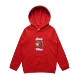Good Vibes Turtle AS Colour - Youth Supply Hood Ogo Merch