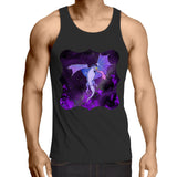 Purple Dragon AS Colour Lowdown Mens Singlet Top Ogo Merch