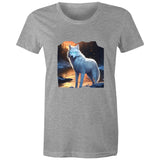 White Wolf AS Colour - Women's Maple Tee Ogo Merch
