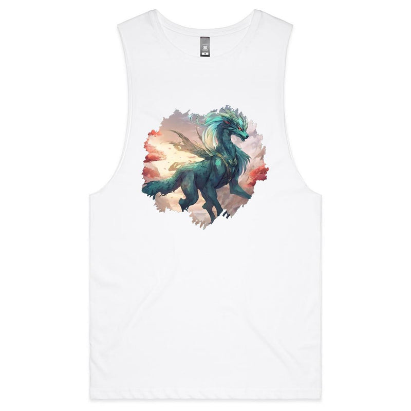 Beautiful Dragon AS Colour Barnard Mens Tank Top Tee Ogo Merch