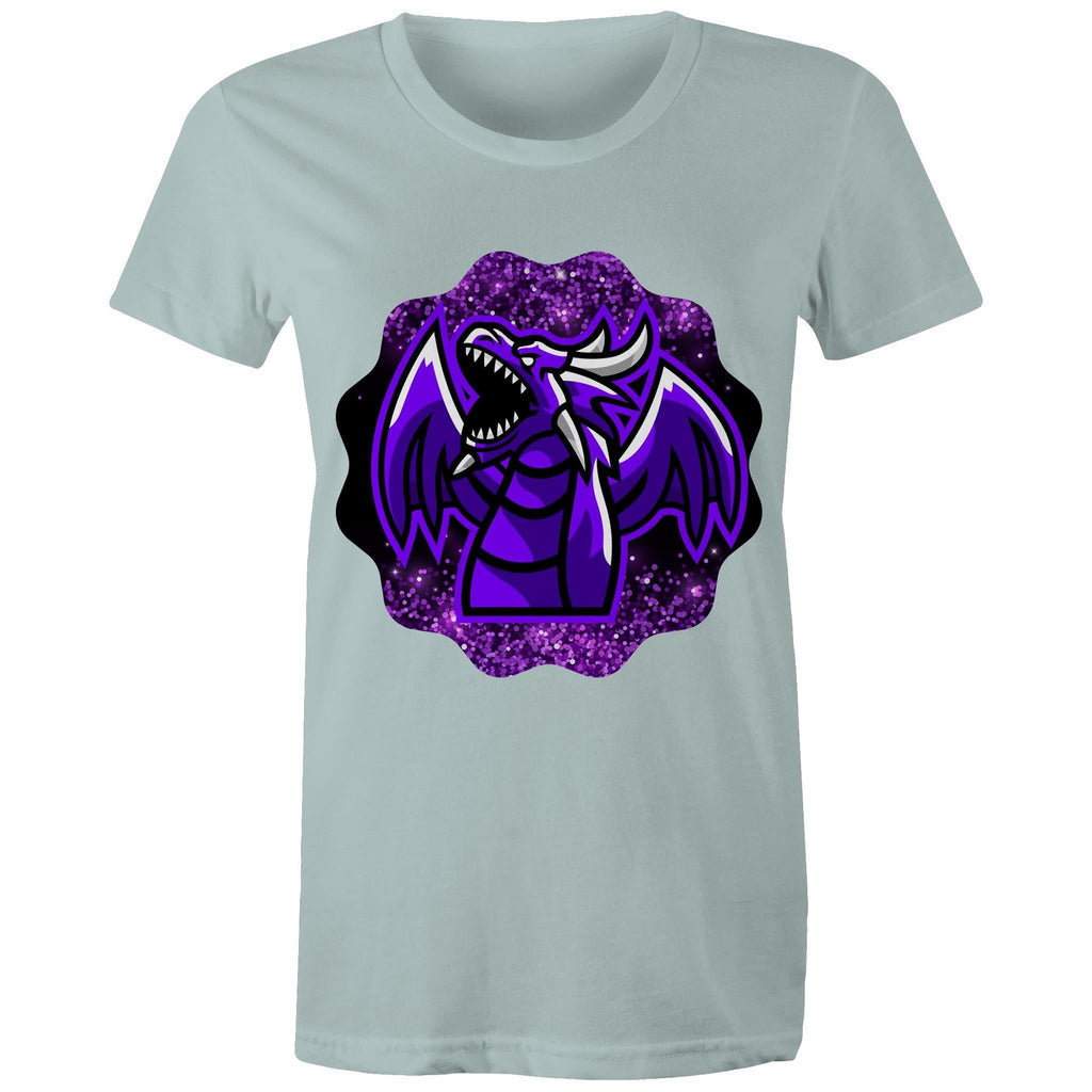 Shining Purple Dragon AS Colour Women's Maple Tee Ogo Merch