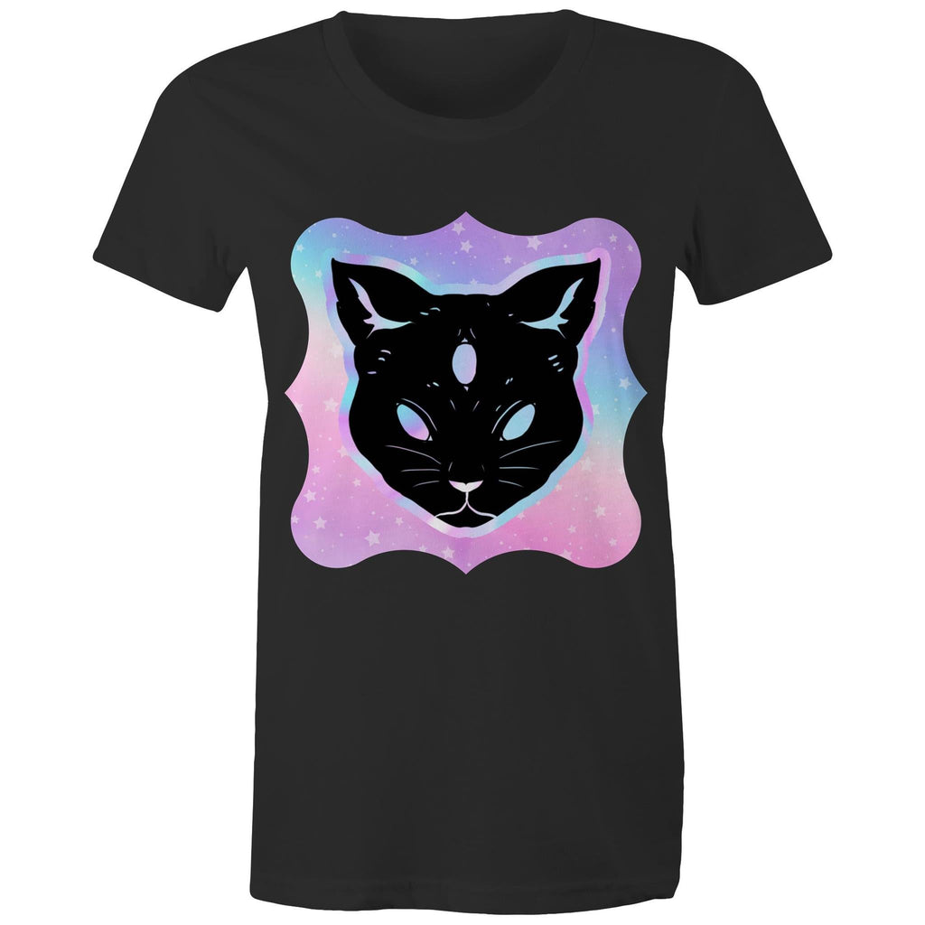 Psychic Cat AS Colour Women's Maple Tee Ogo Merch