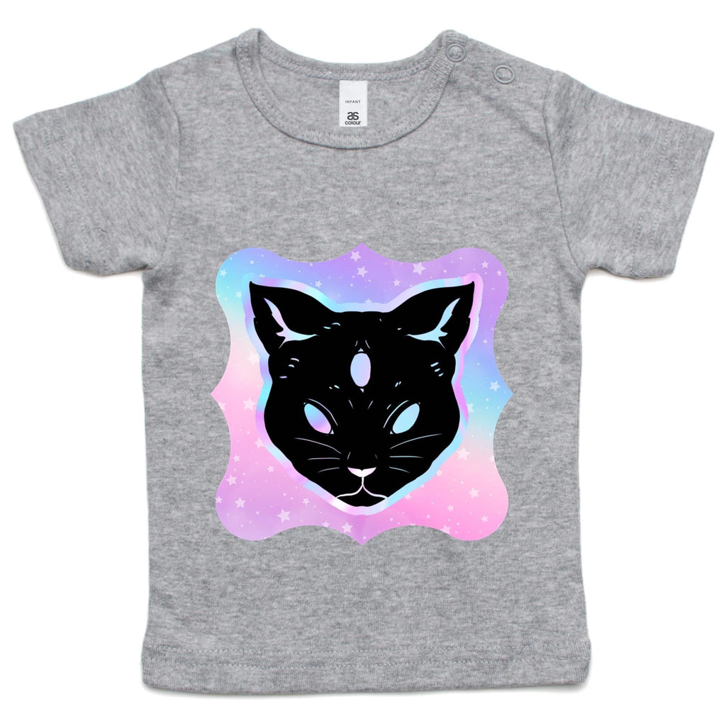 Psychic Cat AS Colour Infant Wee Tee Ogo Merch