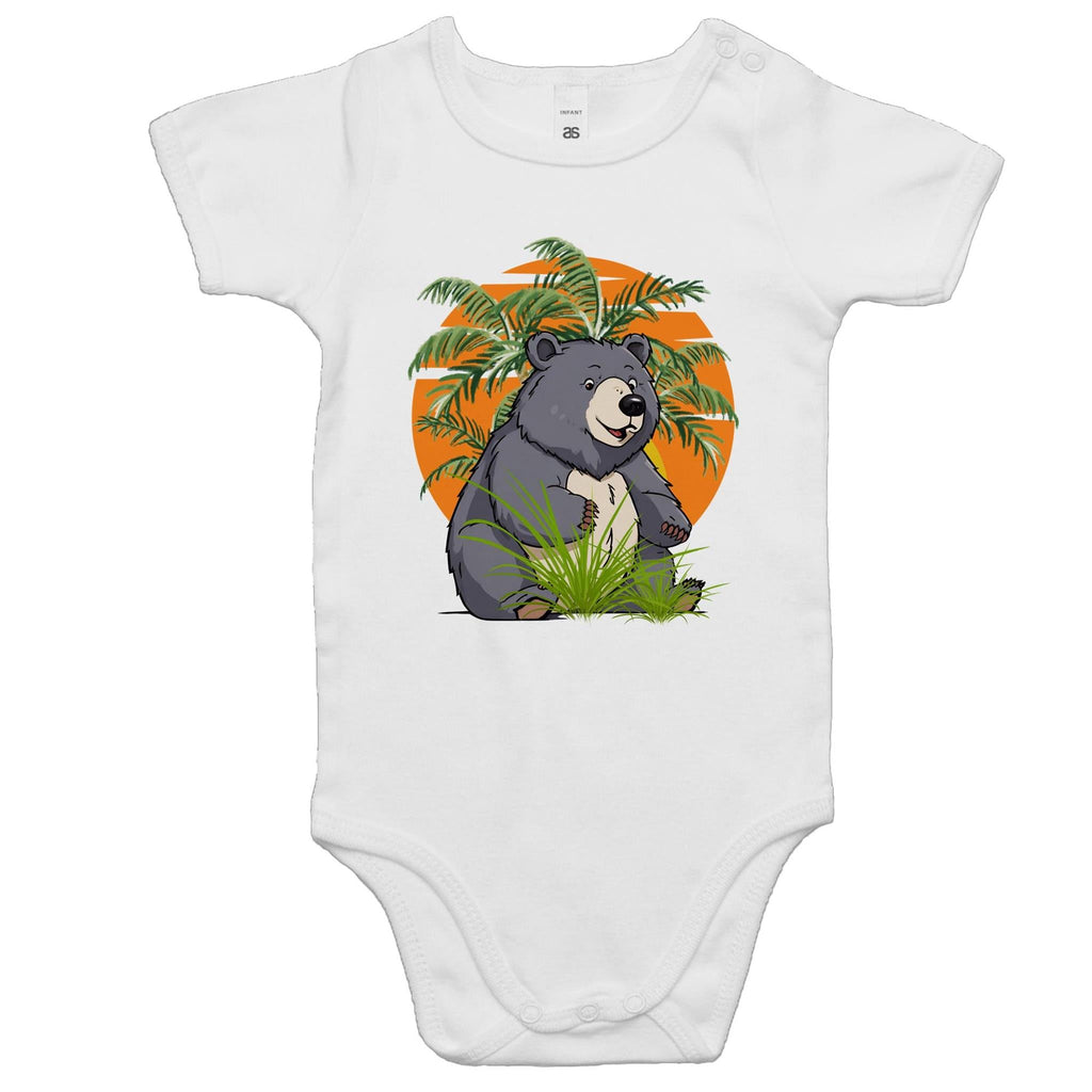 Bear AS Colour Mini Me - Baby Onesie Romper Ogo Merch