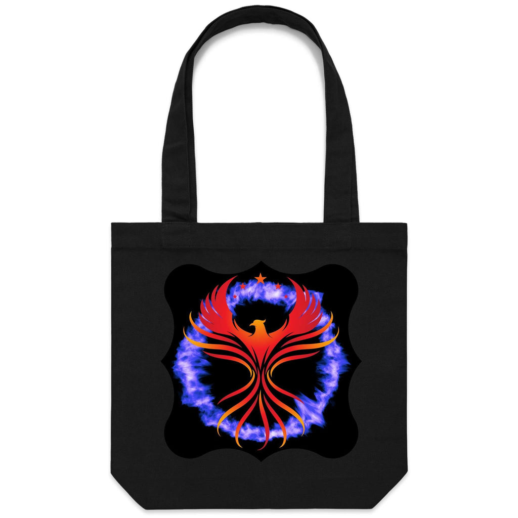 Fire Ring Phoenix Canvas Tote Bag Ogo Merch