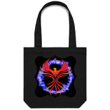 Fire Ring Phoenix Canvas Tote Bag