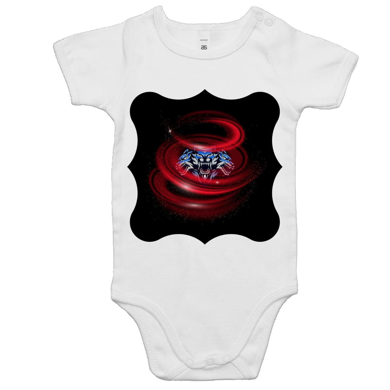 Cerberus Swirl AS Colour Mini Me Baby Onesie Romper Ogo Merch