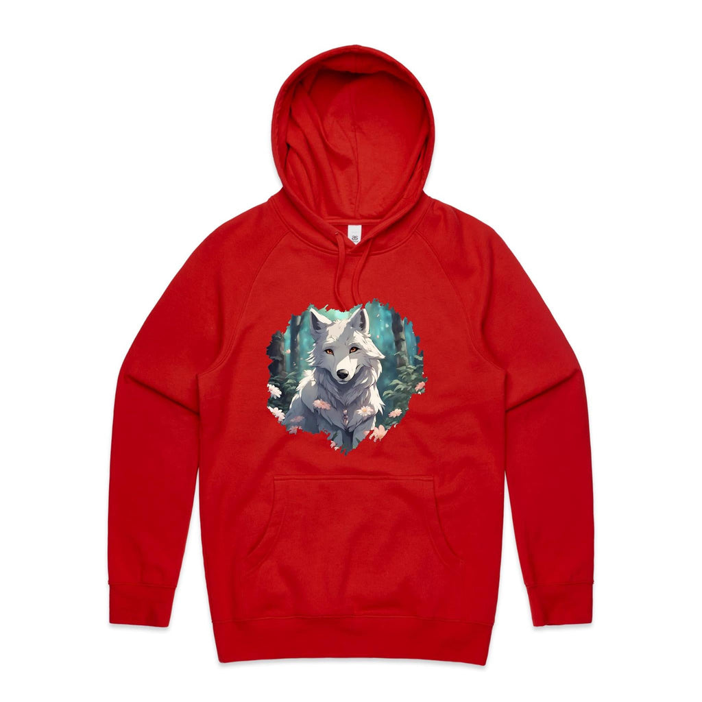 Wolf Print AS Colour Supply Hood Ogo Merch