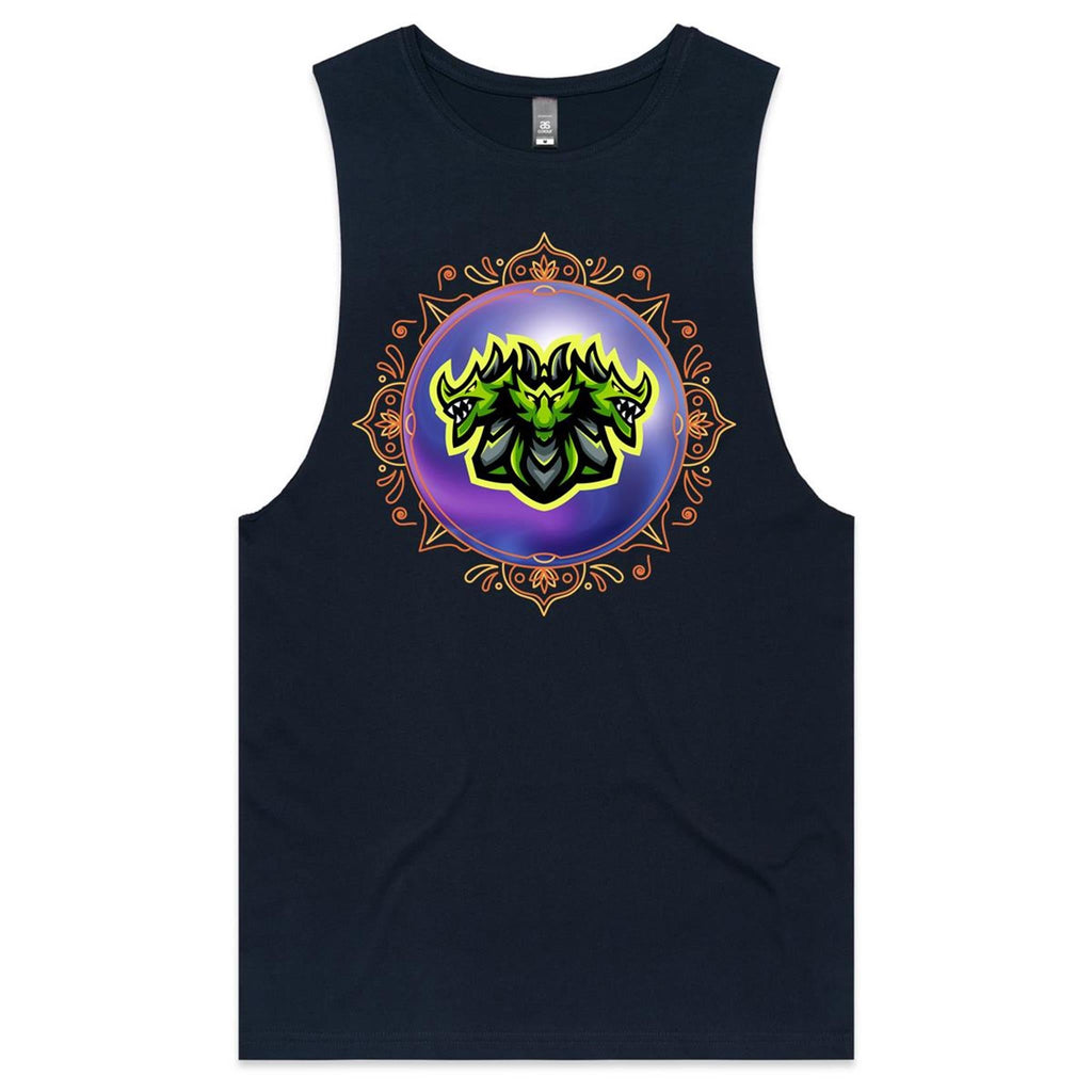Green Hydra AS Colour Barnard Mens Tank Top Tee Ogo Merch