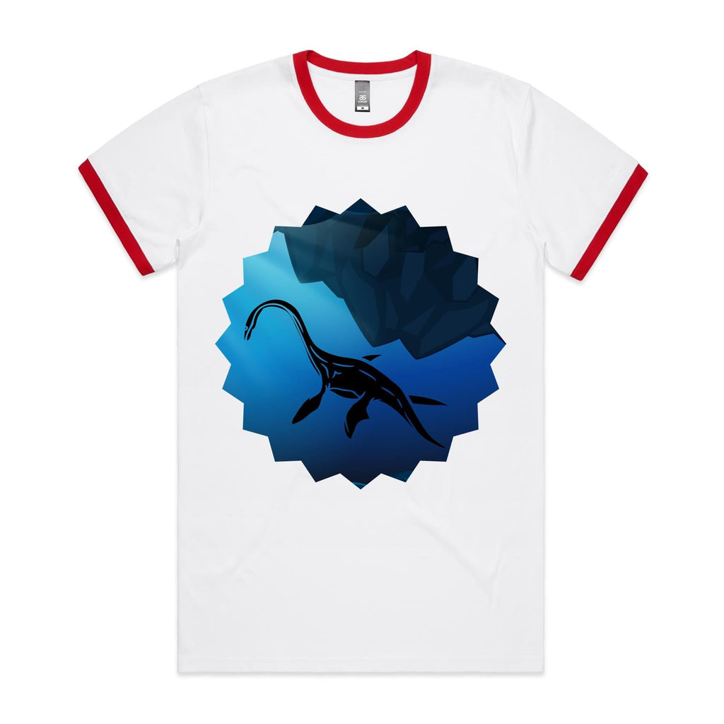 Plesiosaur AS Colour Staple Ringer Tee Ogo Merch