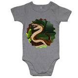 Jungle Snake AS Colour Mini Me Baby Onesie Romper Ogo Merch
