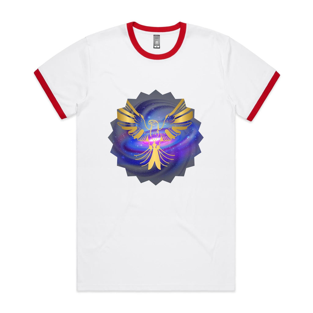 Gold Eagle AS Colour Staple Ringer Tee Ogo Merch