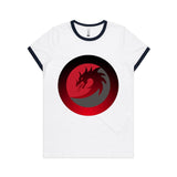 Dragon Shadow AS Colour Women's Ringer Tee Ogo Merch