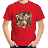 Baby Tigers AS Colour Kids Youth T-Shirt Ogo Merch