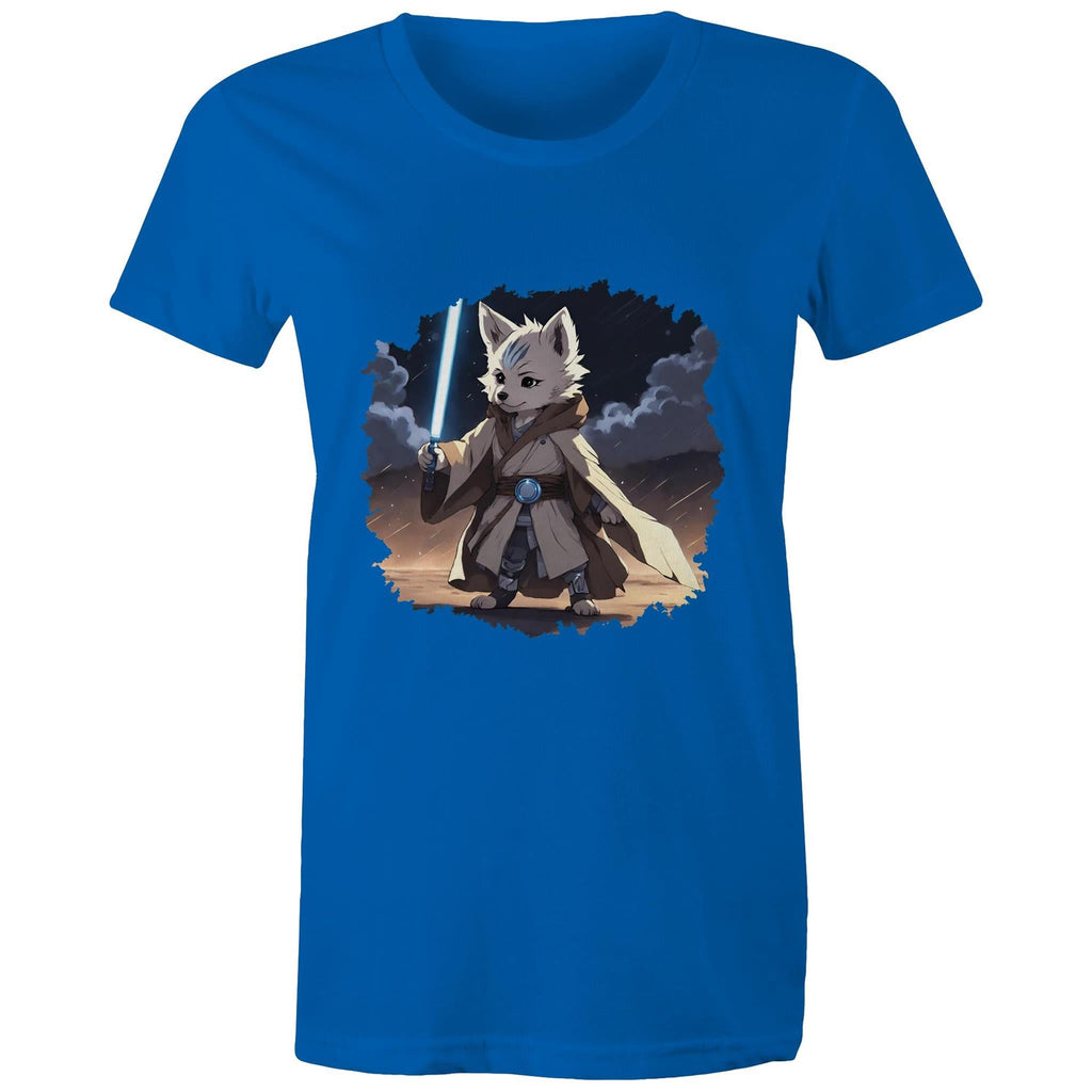 Wolf with Lightsaber AS Colour Women's Maple Tee Ogo Merch