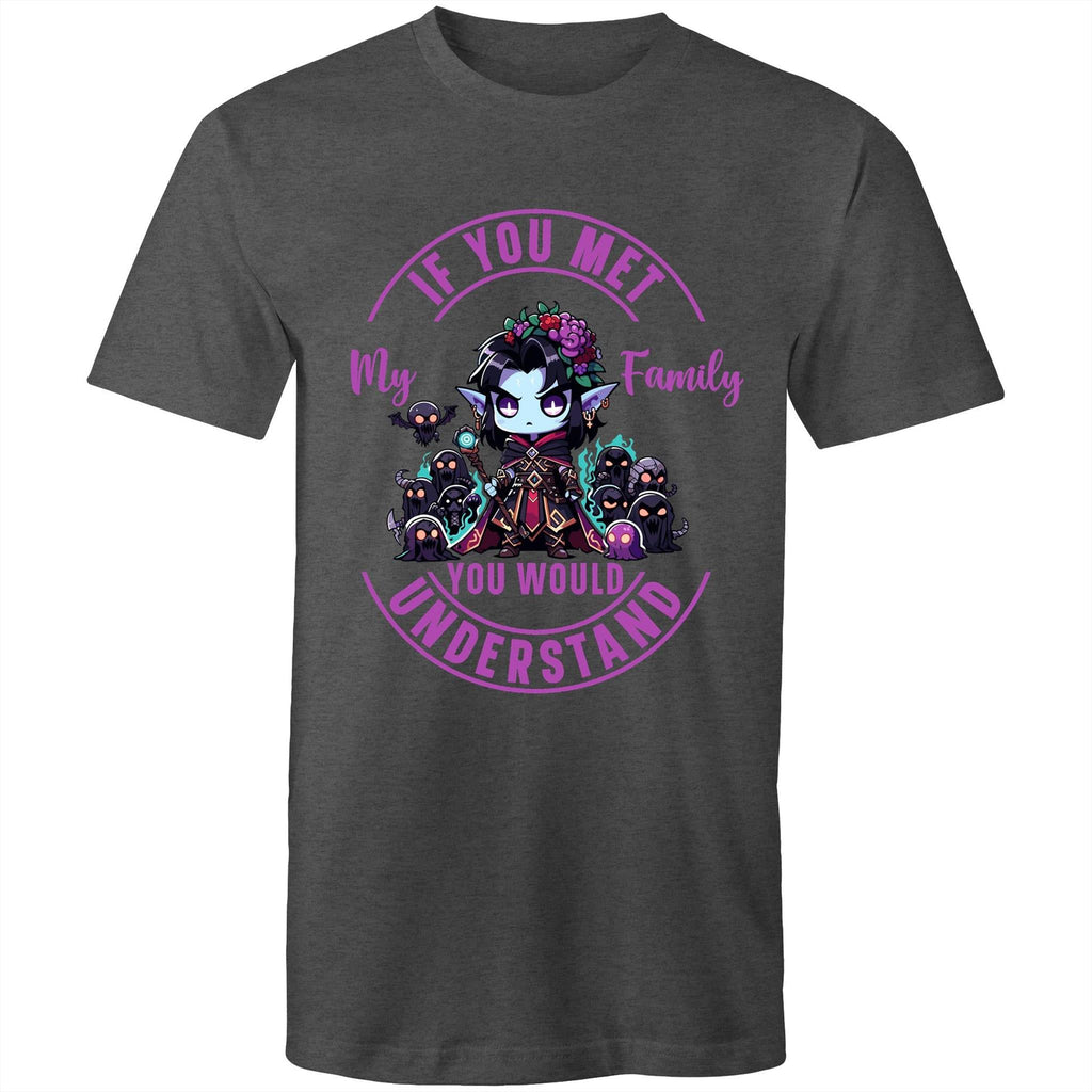 Meet my Family Angry Girl AS Colour Staple - Mens T-Shirt Ogo Merch