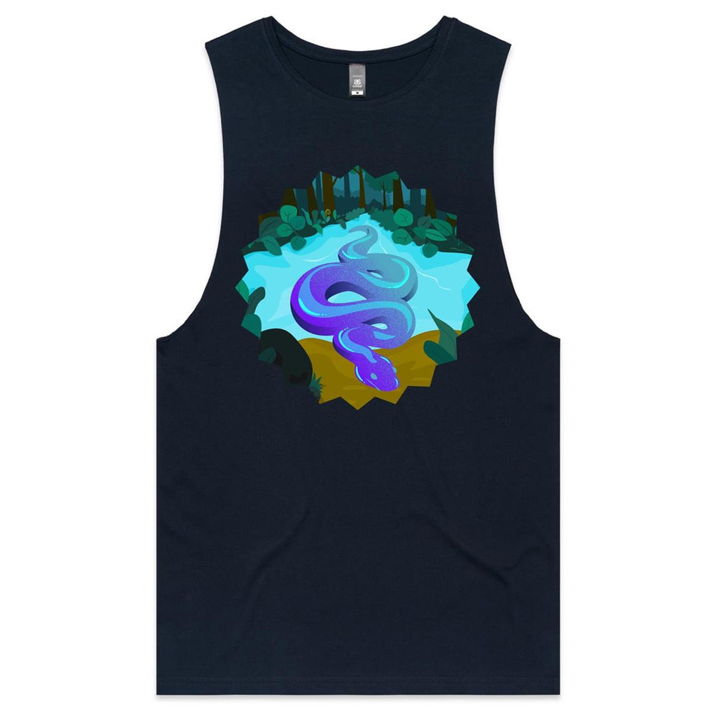 River Snake AS Colour Barnard Mens Tank Top Tee Ogo Merch