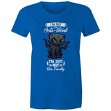Antisocial Cat Monster AS Colour - Women's Maple Tee Ogo Merch