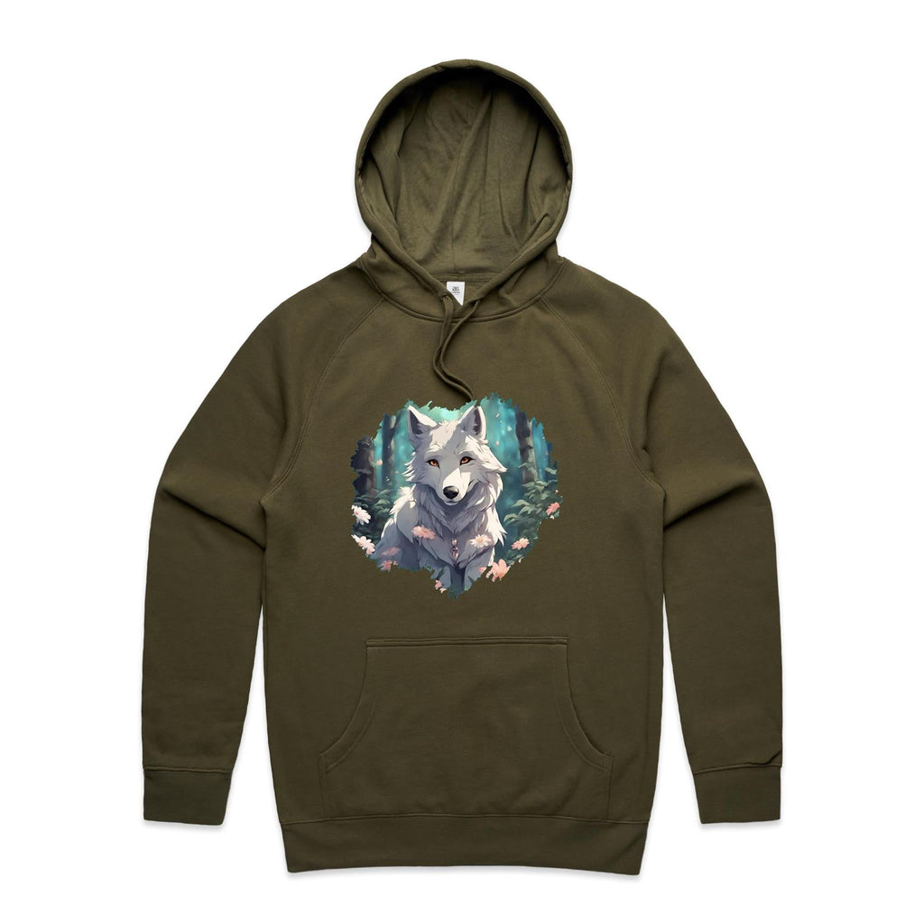 Wolf Print AS Colour Supply Hood Ogo Merch