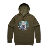 Wolf Print AS Colour Supply Hood Ogo Merch