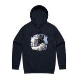 Three Wolves AS Colour - Supply Hood Ogo Merch