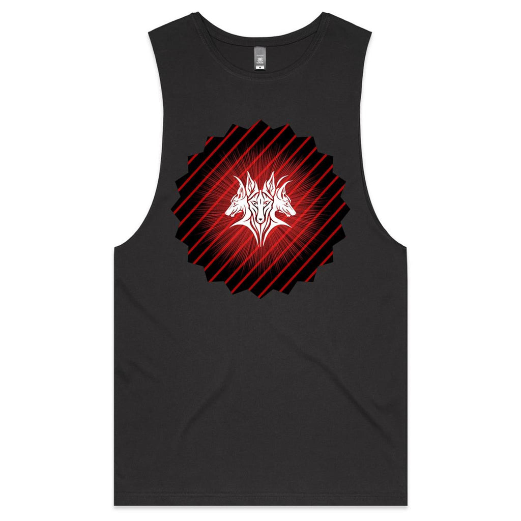 Glowing Cerberus AS Colour Barnard Mens Tank Top Tee Ogo Merch