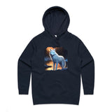 White Wolf AS Colour - Women's Supply Hood Ogo Merch