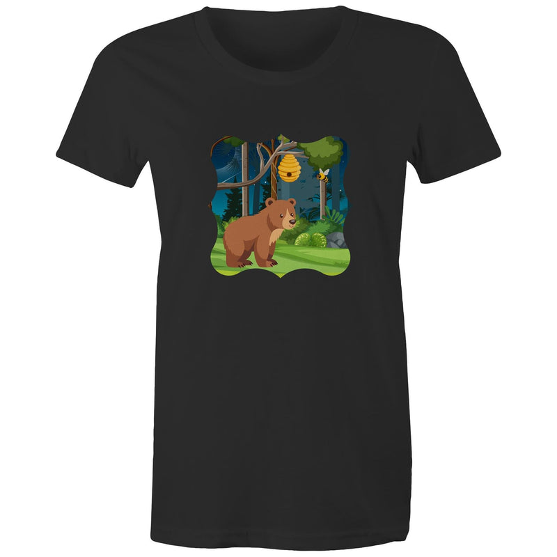 Bear and Bee AS Colour - Women's Maple Tee Ogo Merch