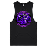 Shining Purple Dragon AS Colour Barnard Mens Tank Top Tee Ogo Merch