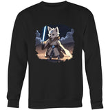 Wolf with Lightsaber AS Colour United Crew Sweatshirt Ogo Merch